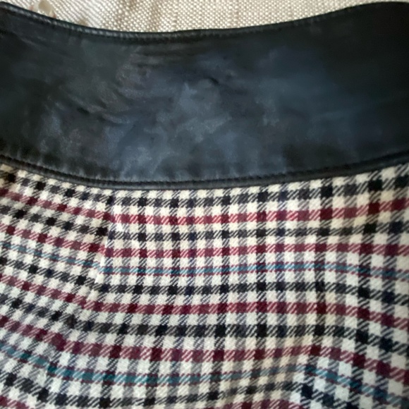 London Fog Vintage Plaid Wool Winter Casual Office Skirt- Sz-14 - Picture 15 of 16